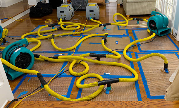 Professional Burst Pipe Water Damage technician working in North Oxford, MA